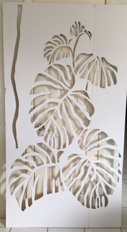 Трафаретная техника декора