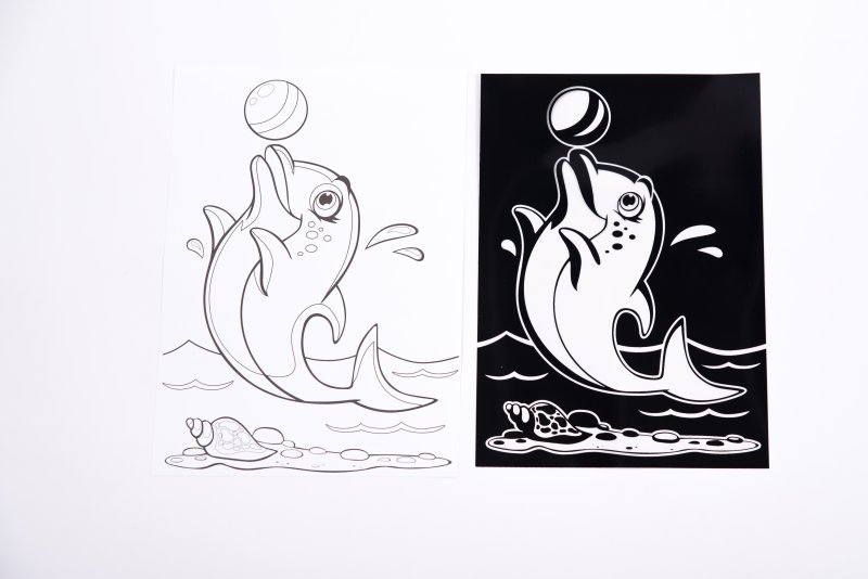 Трафарет для ночника