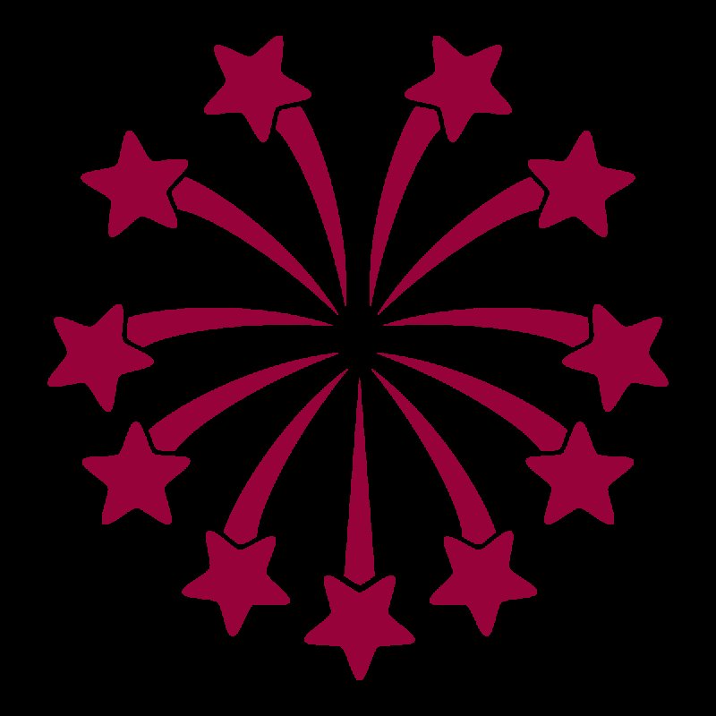 Салют трафарет