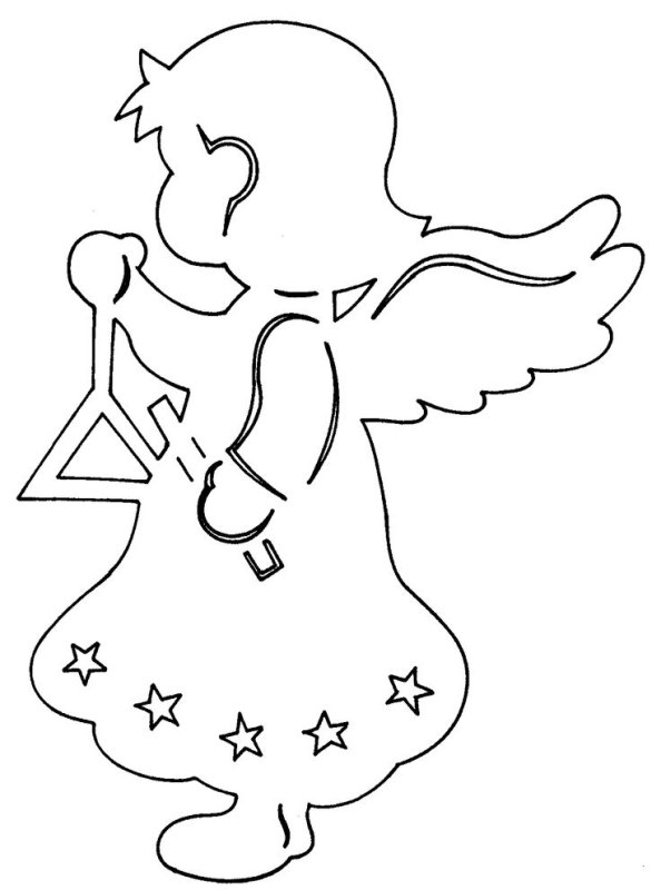 Новогодние трафареты на ок