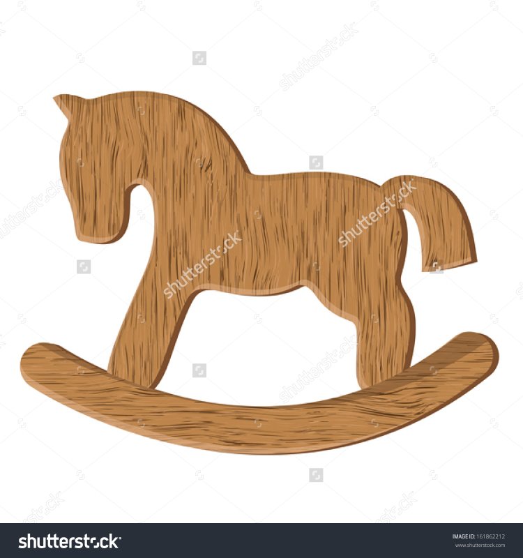 Лошадка качалка макет