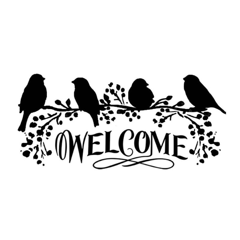 Трафареты надписи для декора