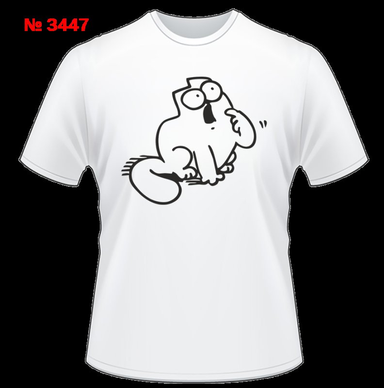 Простой рисунок на футболку