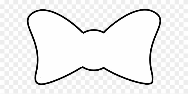 Галстук бабочка трафарет