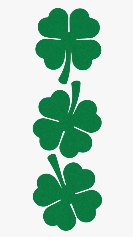 Четырехлистный Клевер контур