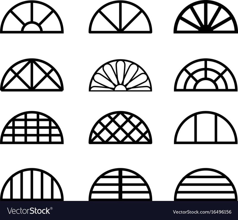 Полукруг рисунок