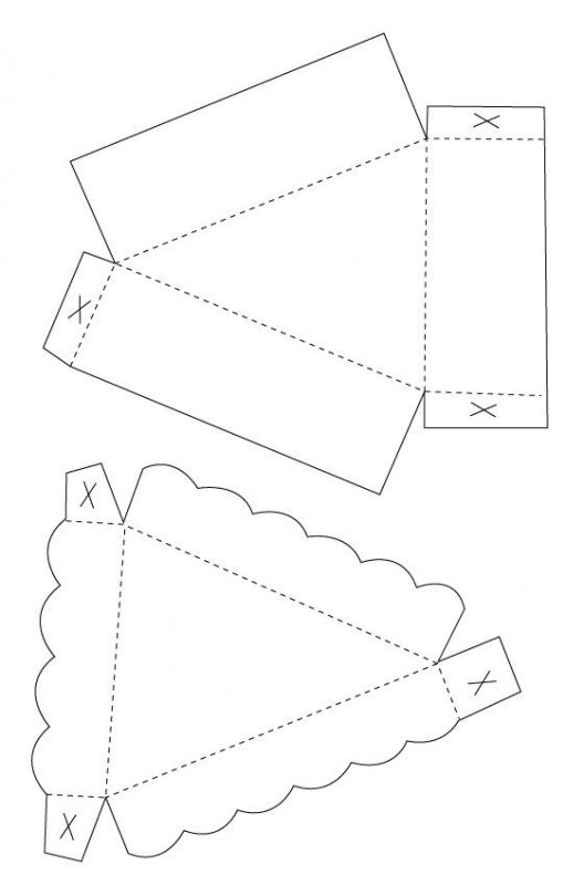 Коробочки для бумажного торта
