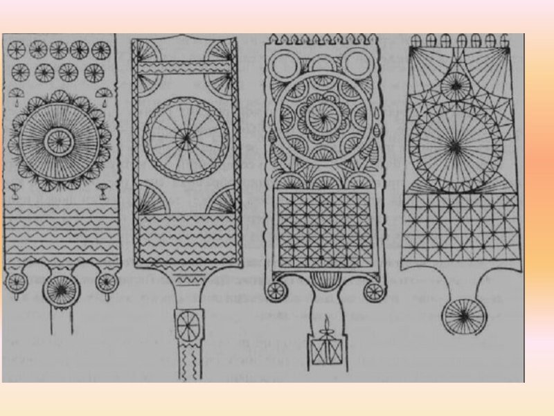 Прялка Урало Сибирская роспись