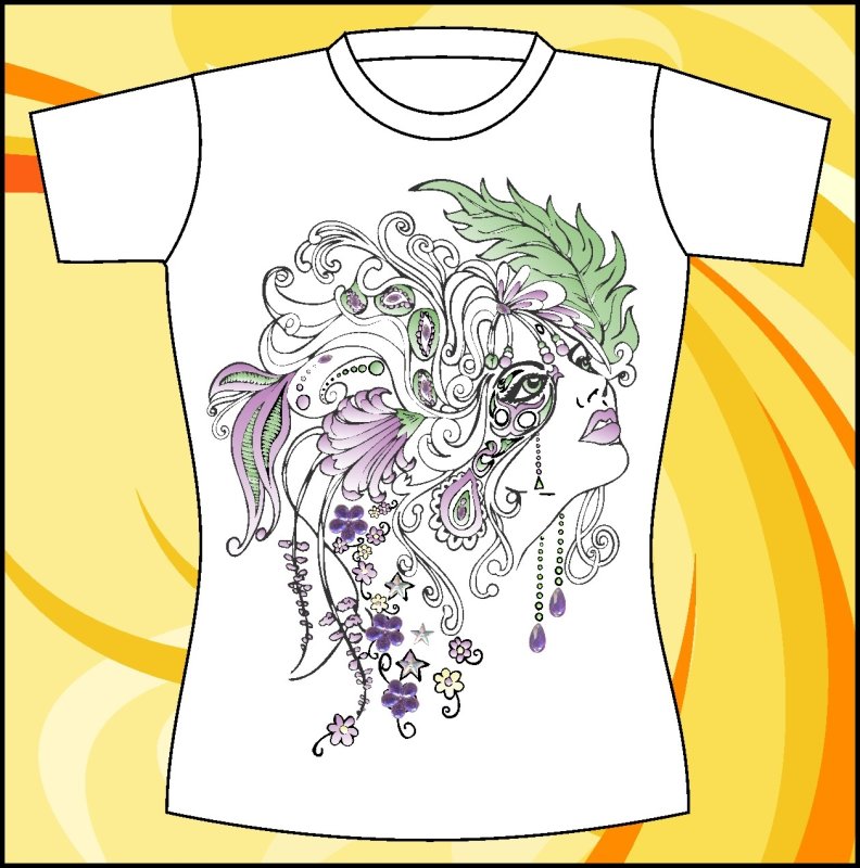 Рисунок на майку