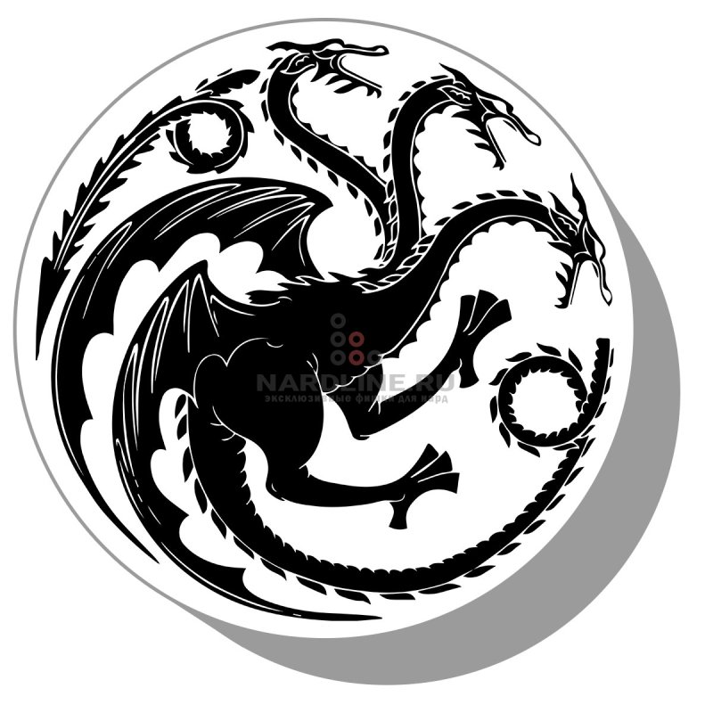 Трафарет дракона
