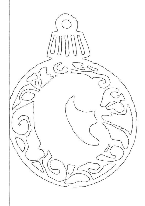 Шары трафареты для вырезания на окна