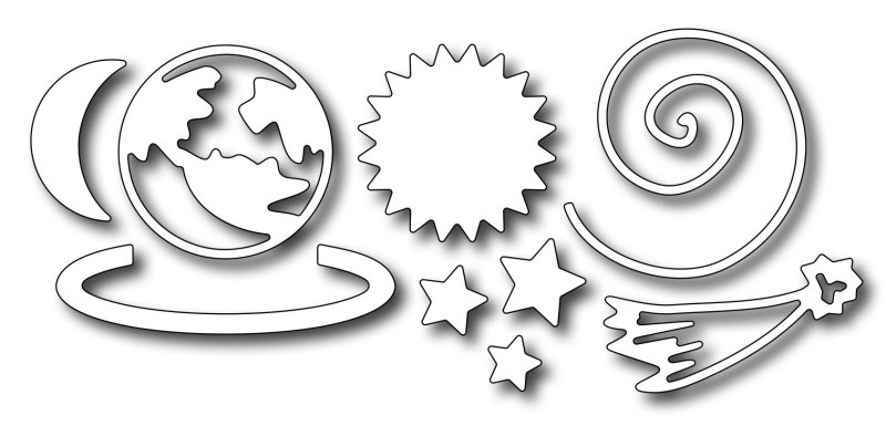 Вытынанки на тему космос