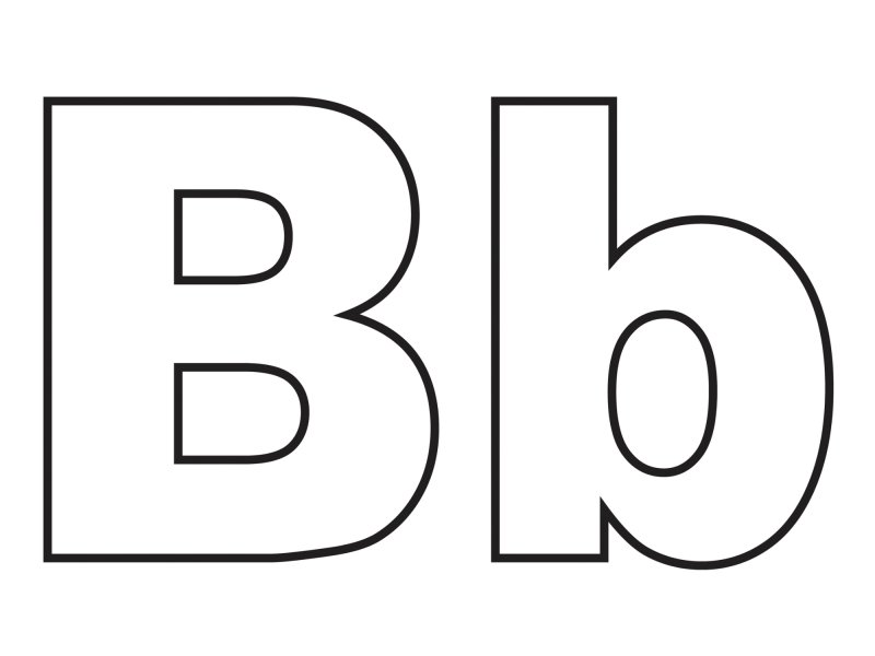 Буквы для раскрашивания