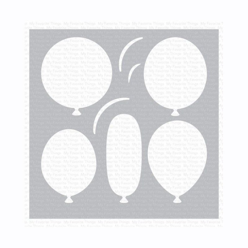 Воздушные шары трафарет для вырезания