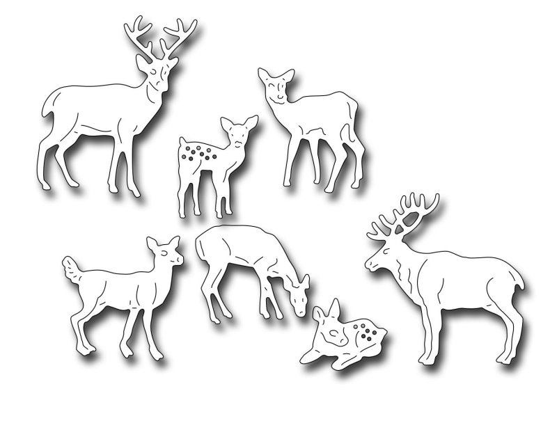 Северный олень трафарет для вырезания