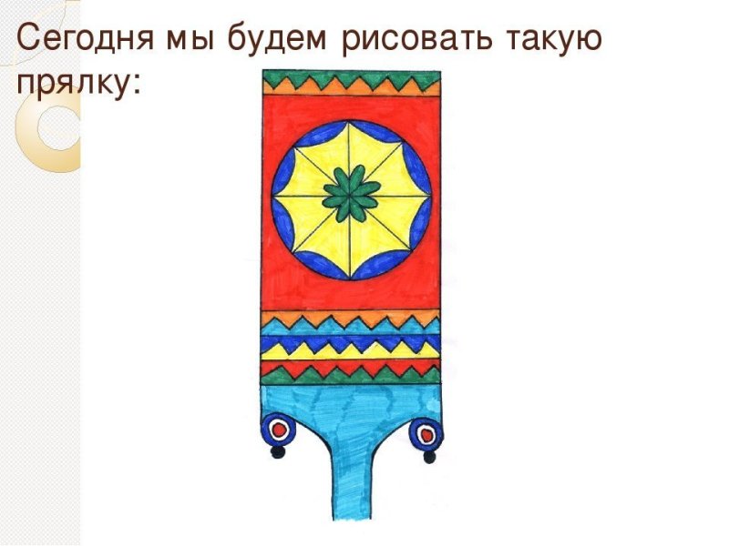 Роспись прялки