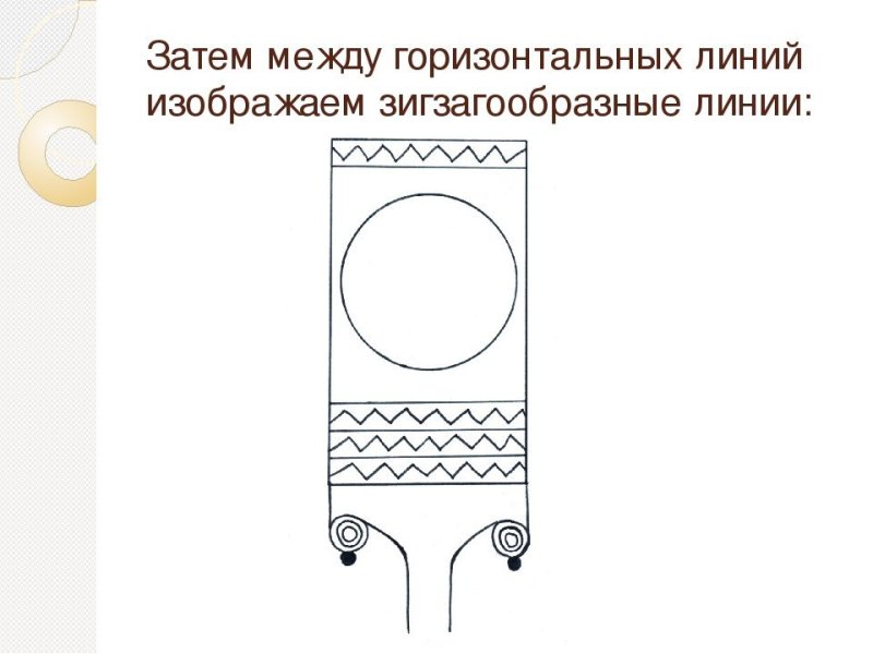 Прялка с узорами