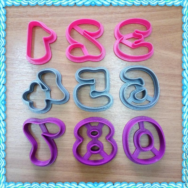 Вырубка для пряника цифра