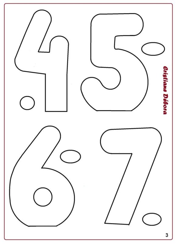 Цифра 5 трафарет для пряников