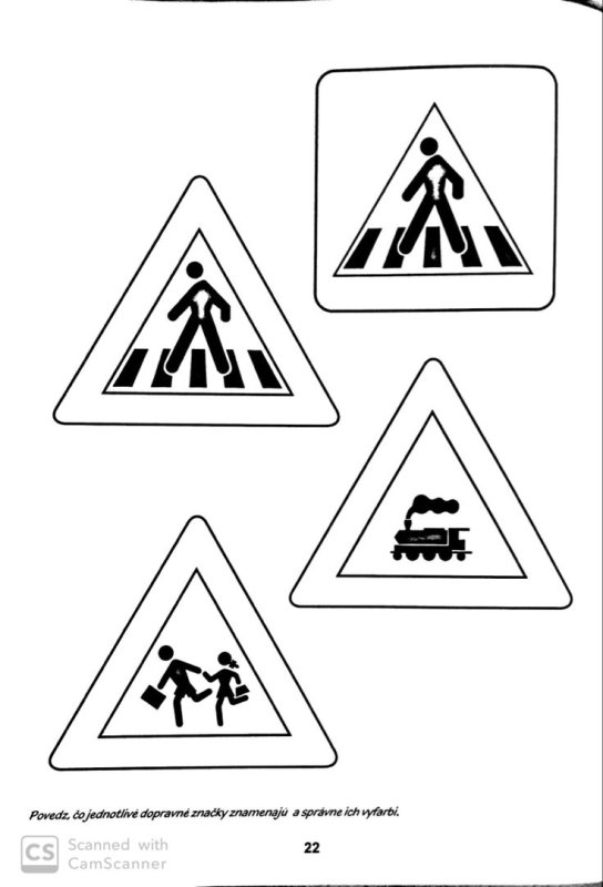 Трафареты дорожных знаков