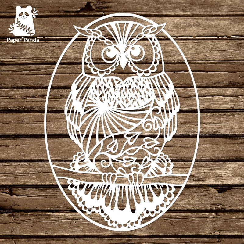 Вырезанки Сова