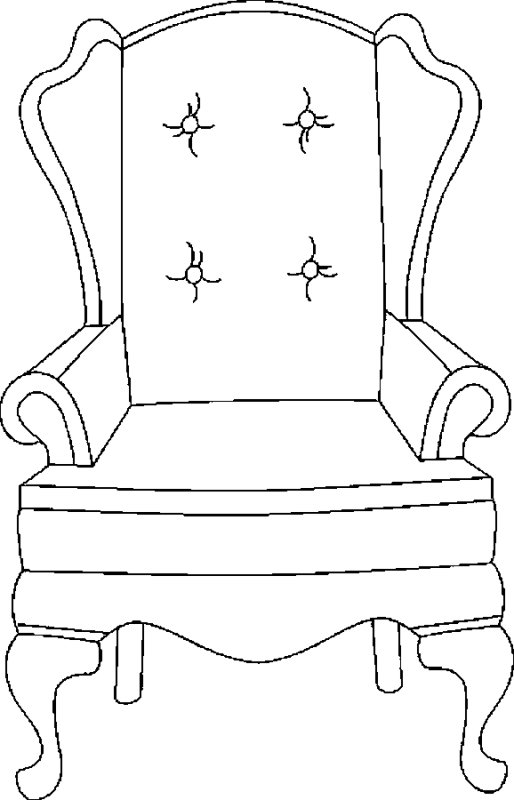 Раскраска "мебель"