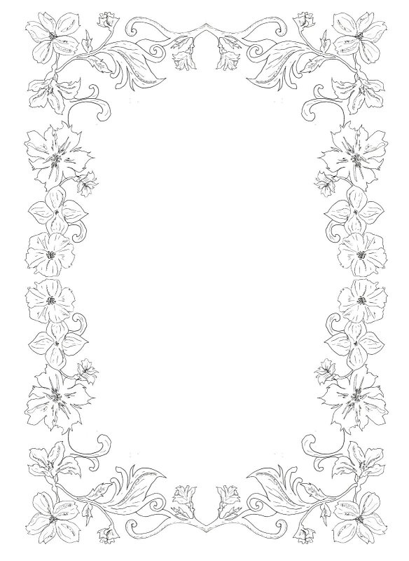 Цветочная рамка