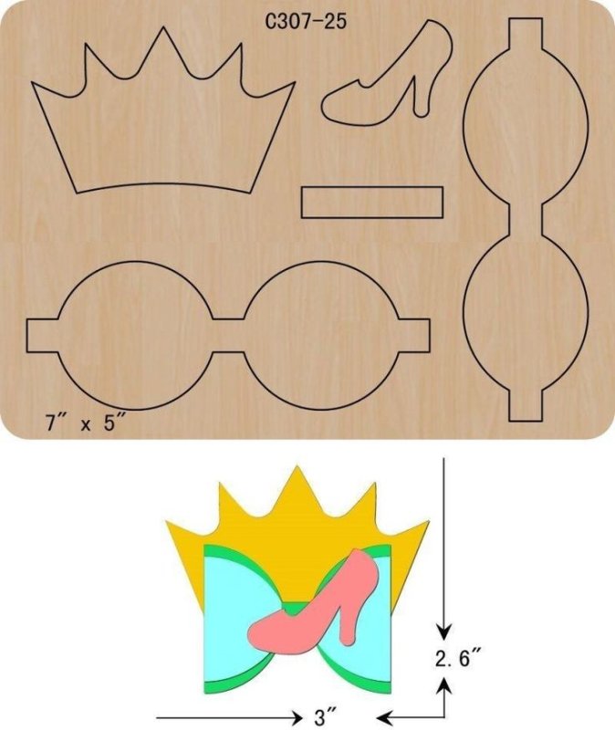 Бант трафарет