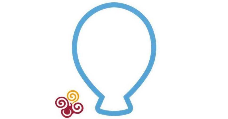 Трафарет для пряников шарик