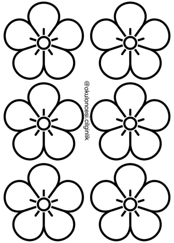 Трафарет "цветы"