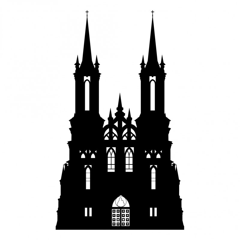 Костел Самара вектор