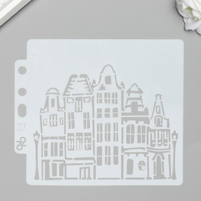 Эскиз для трафарета архитектура