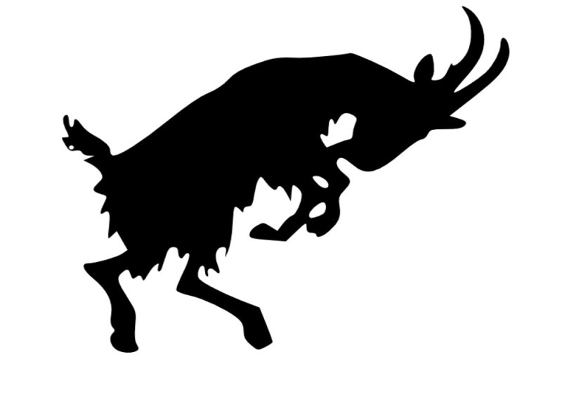 Силуэты сказочных животных