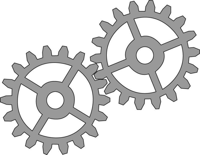Шестеренка рисунок