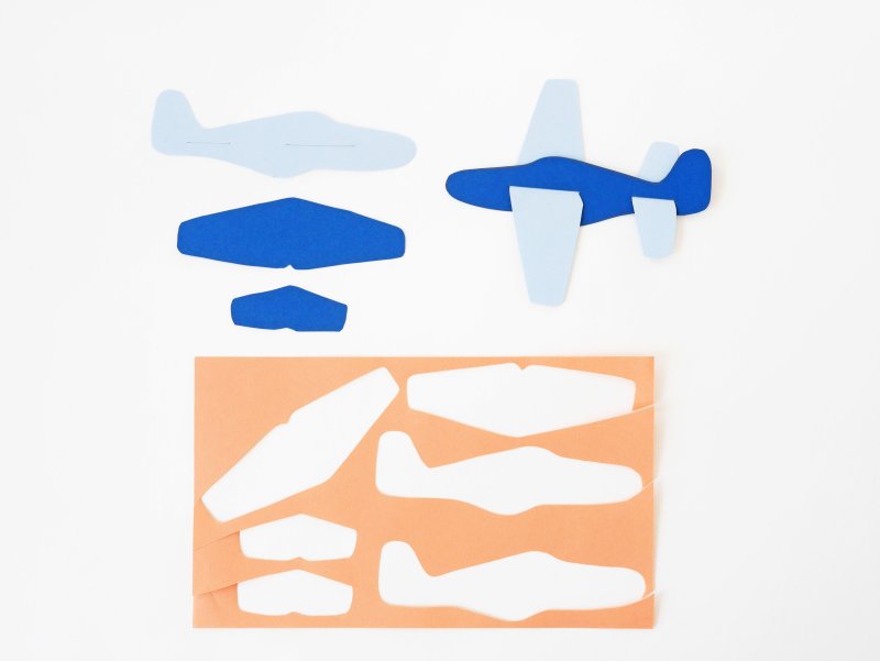 Поделка самолет из бумаги