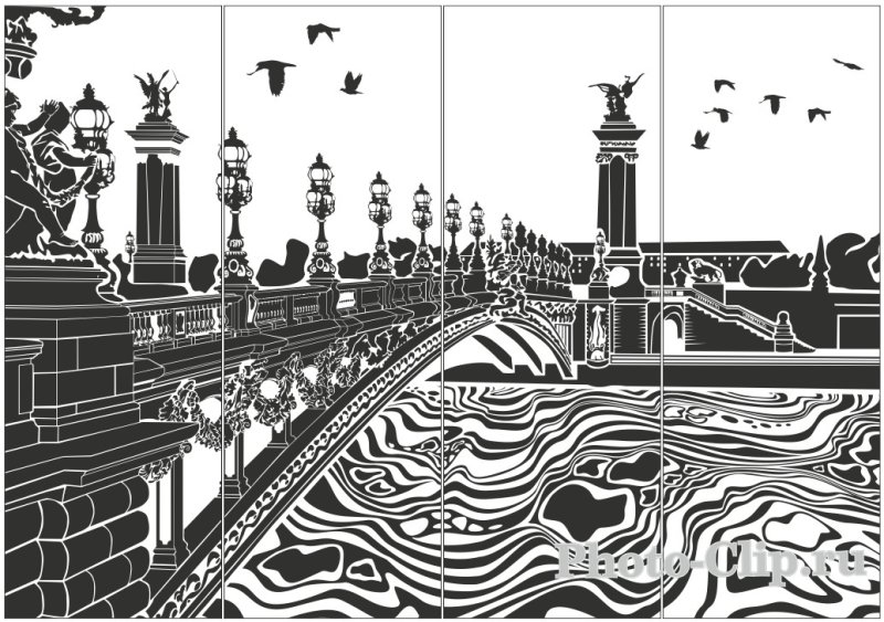 Трафарет архитектурный