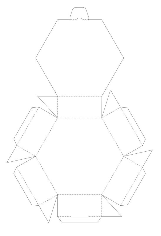 Развертки подарочных коробок