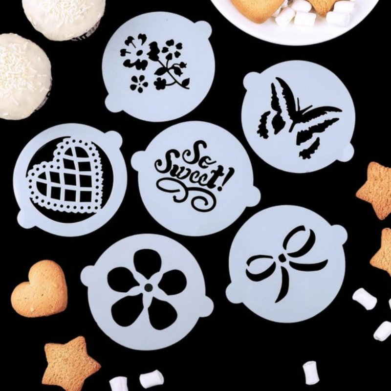 Трафарет кулинарный, 6шт