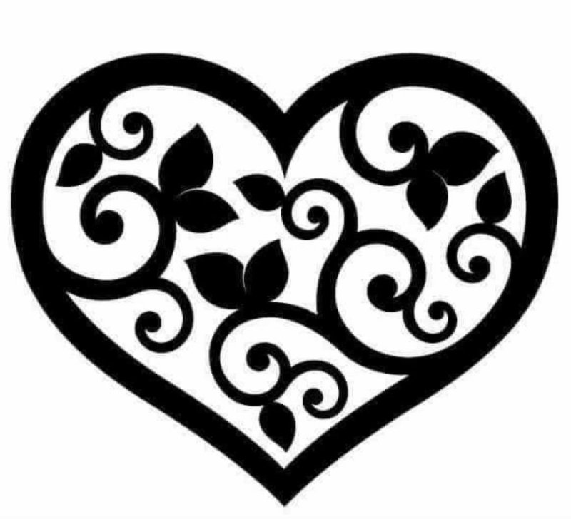 Сердце узор