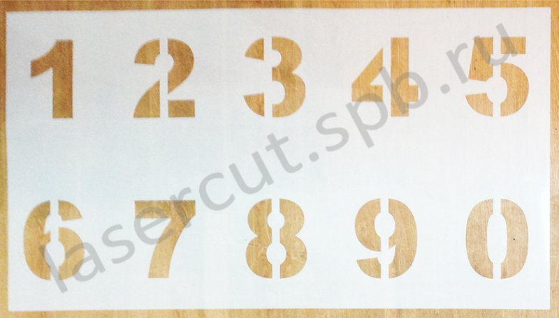 Трафареты букв для маркировки