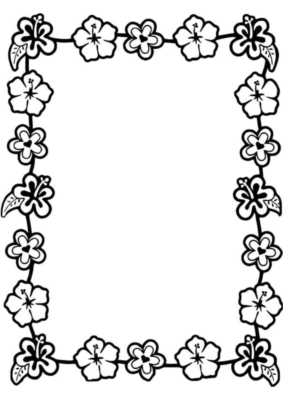 Рамка раскраска