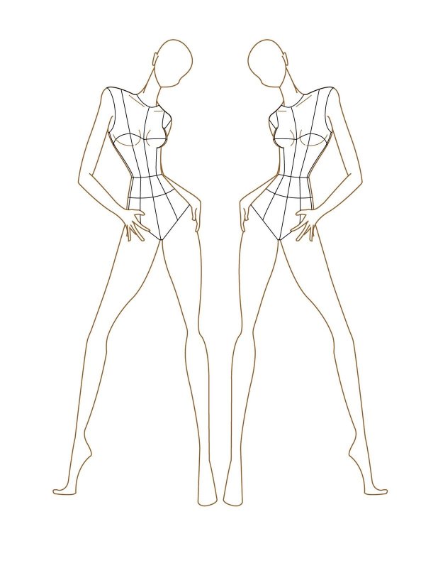 Фигура для моделирования одежды