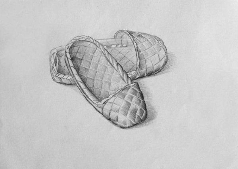 Рисование лаптя