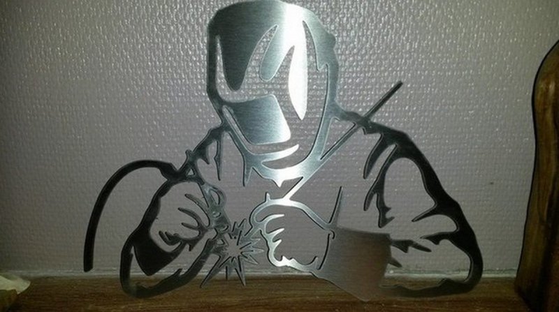 Трафарет из металла