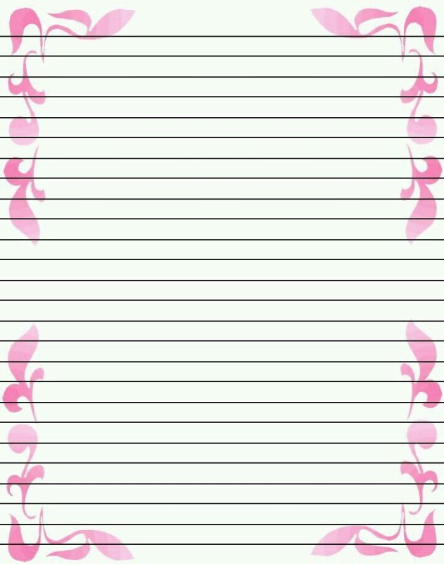 Лист в линию