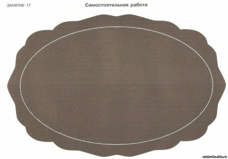 Заготовка жостовского подноса