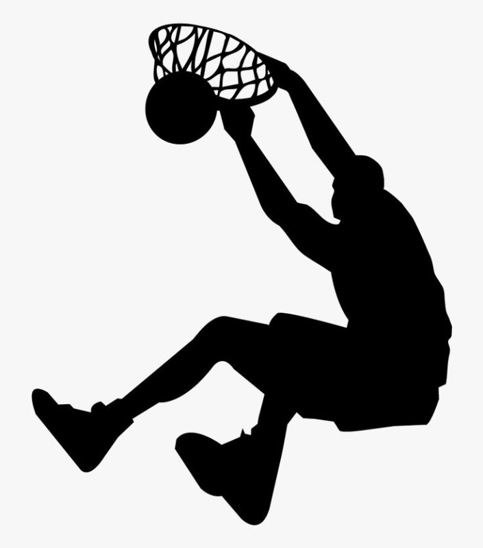 Баскетбол силуэт