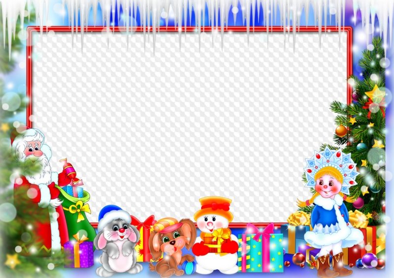 Новогодние рамки для садика