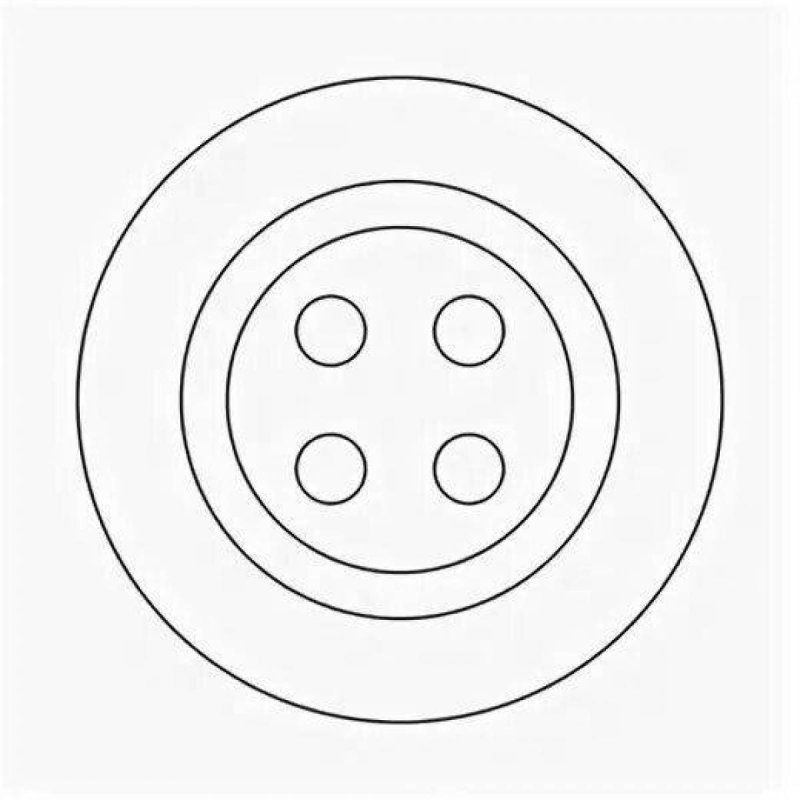 Трафарет пуговицы для вырезания