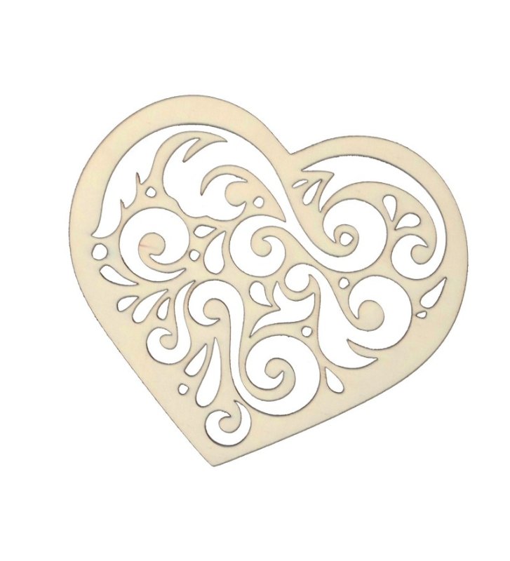 Трафареты для декора сердечки